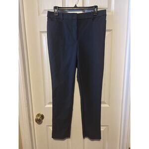 Loft Ann Taylor skinny high rise charcoal gray stretch chinos size 10 0268